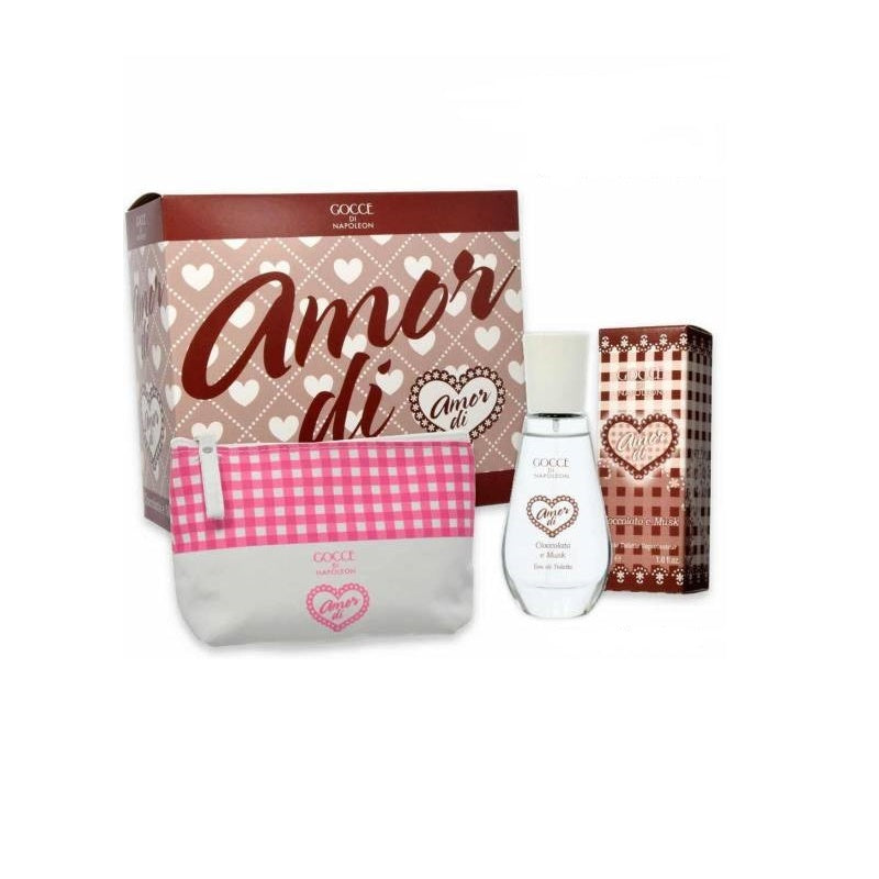 GOUTTES CONF. AMOR DI CIOCCOLATO E MUSC EDT 30ML + POCHETTE