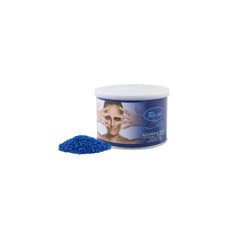 Cire de talc bleue RO.IAL, pot de 400 ml
