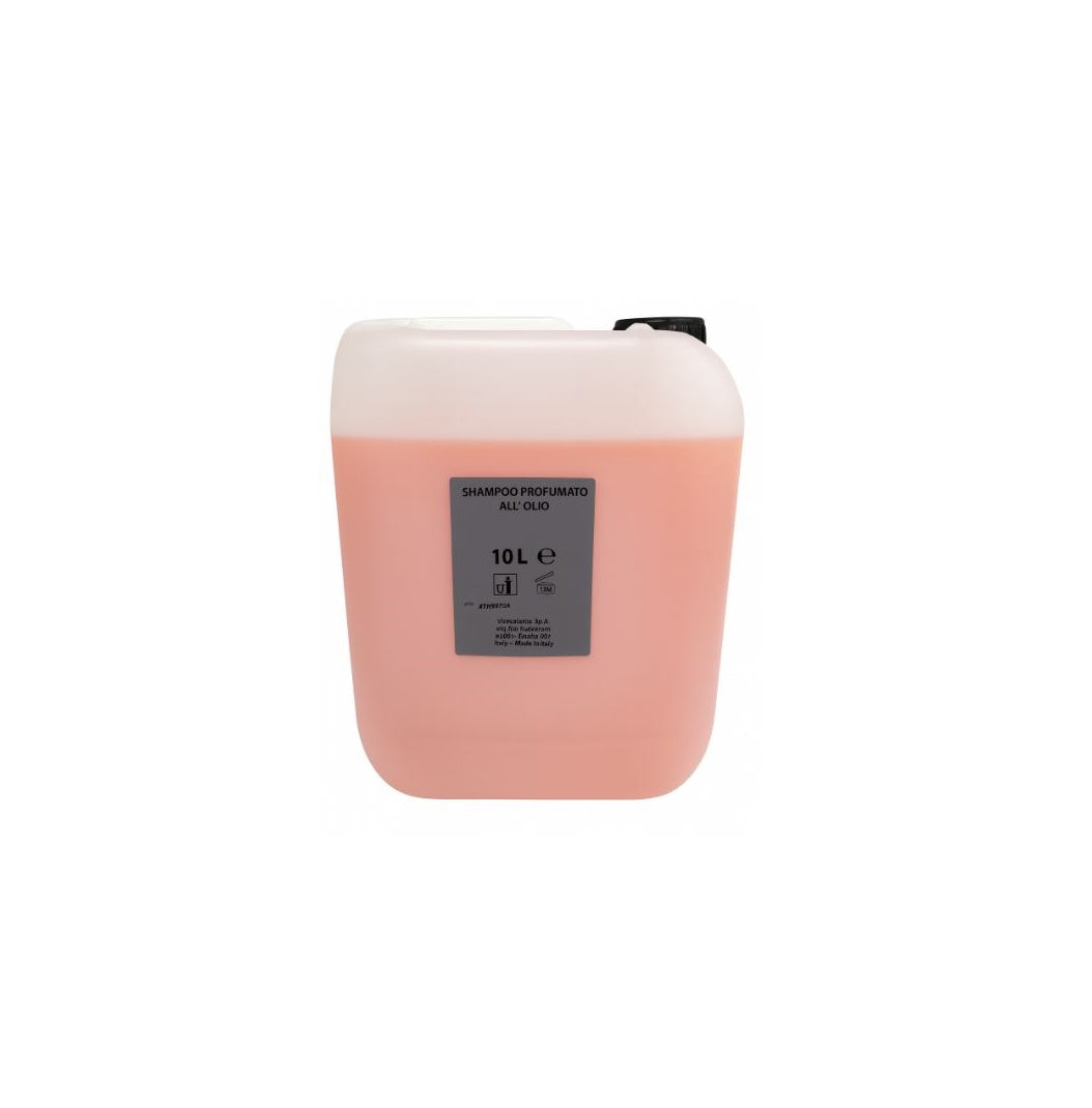 Bidon de 10 litres de shampoing professionnel à l'huile