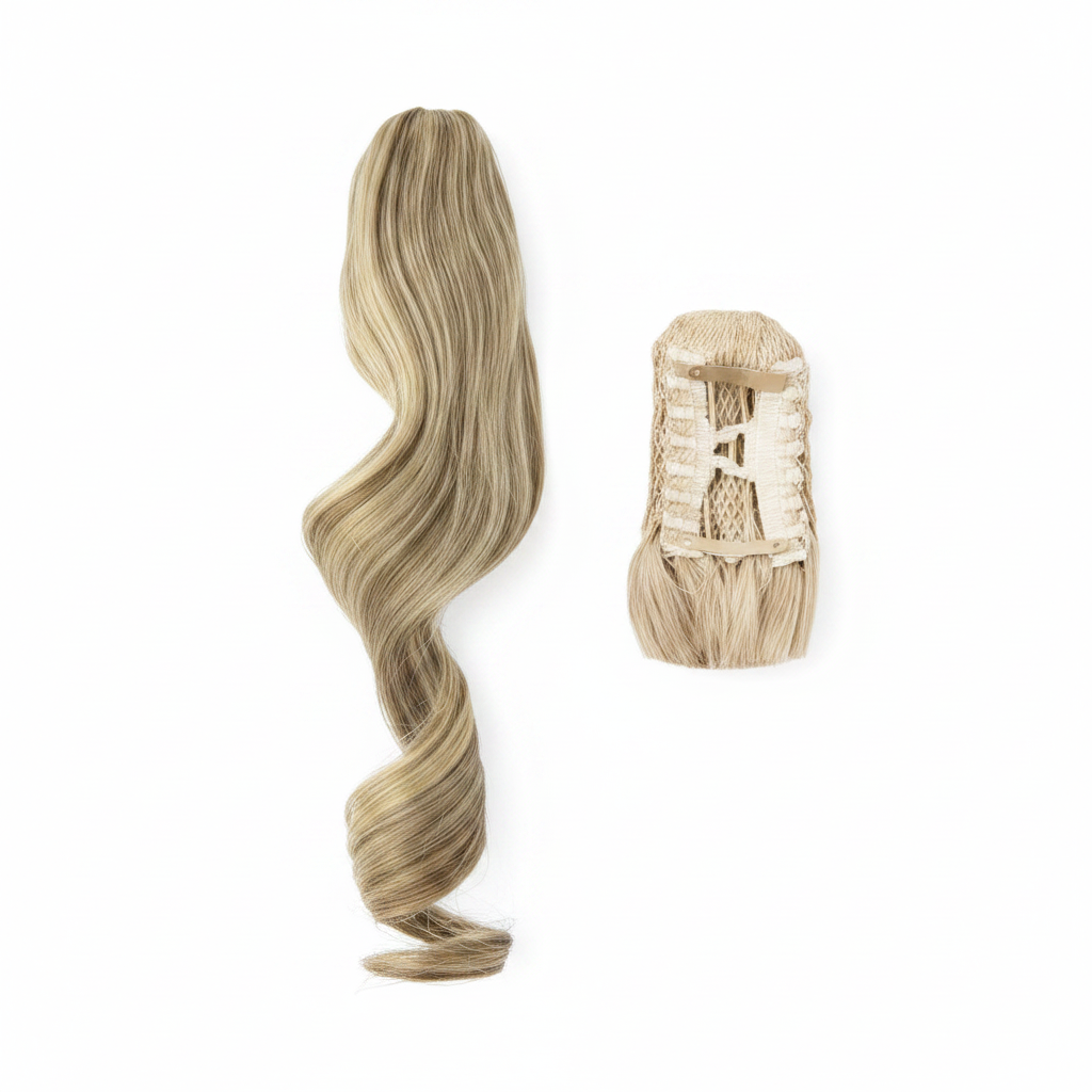 DI BIASE EXTENSION TOUPET PROHAIR ONDULÉ SYSTÈME AVEC FEUILLE 1PC 60CM ARTICLE CHIARA 