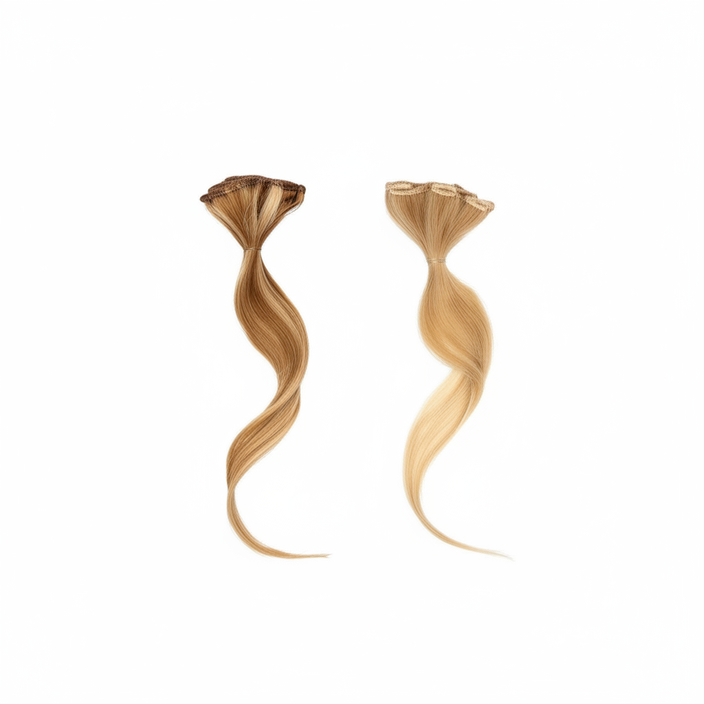 Extension à clips DI BIASE 1 bande 22 grammes cheveux lisses texturés 3 clips 50-55 cm ART. EASY THREE