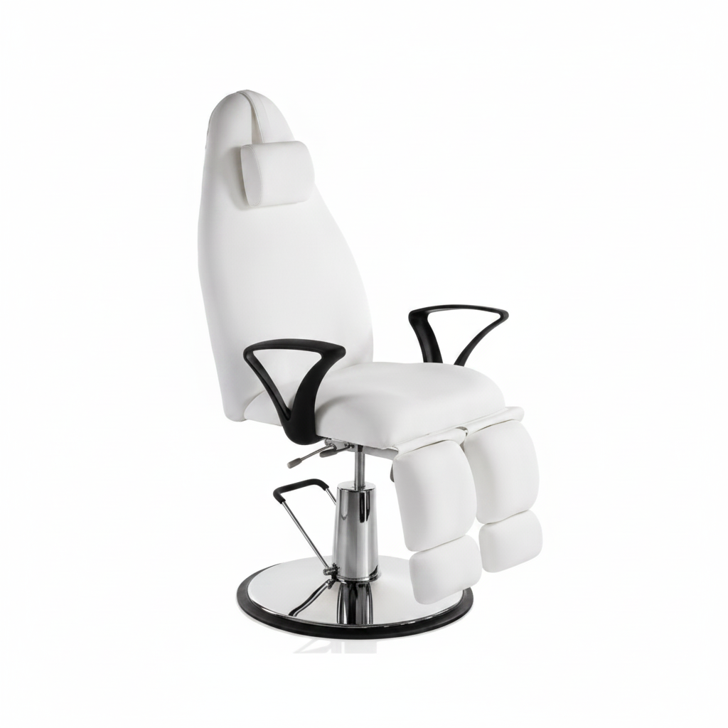 FAUTEUIL PÉDICURE CAMBRÈ BLANC ART. 370.039