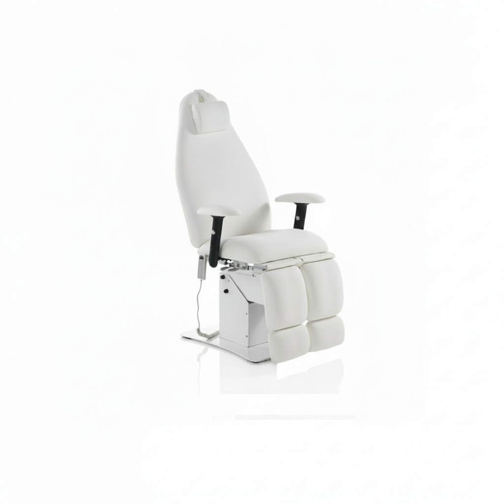 FAUTEUIL PÉDICURE ALLONGÉ ÉLECTRIQUE BLANC ART. 370.040