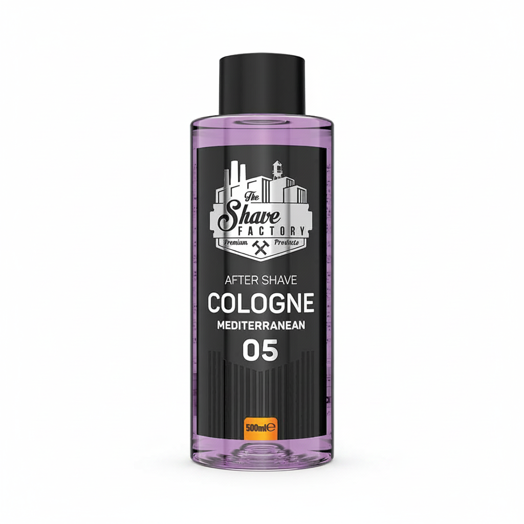 THE SHAVE FACTORY EAU DE COLOGNE APRÈS-RASAGE MÉDITERRANÉENNE 05 500ML 