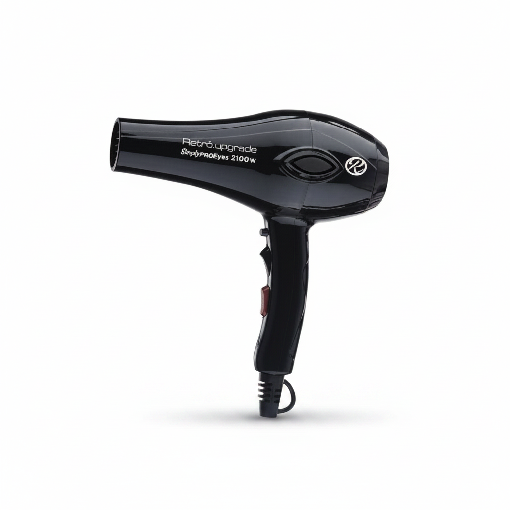 Sèche-cheveux rétro UP.SIMPLY PRO EYES 2000W Noir 