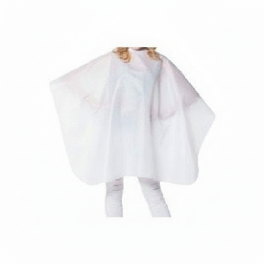 CAPES DE COUPE EN NYLON MP-HAIR AVEC VELCRO BLANCHES