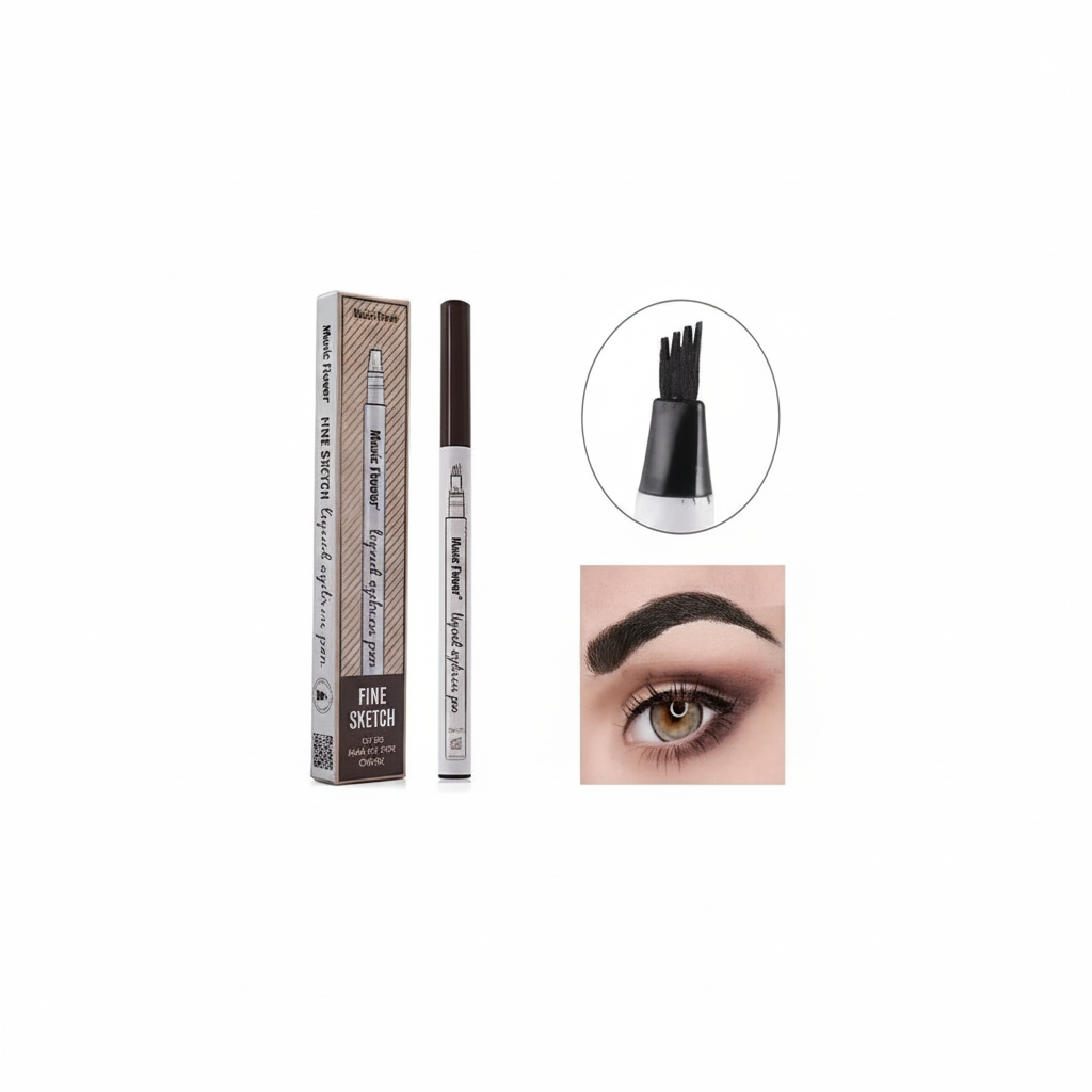 Stylo de tatouage pour sourcils 04 Noir 1 ml
