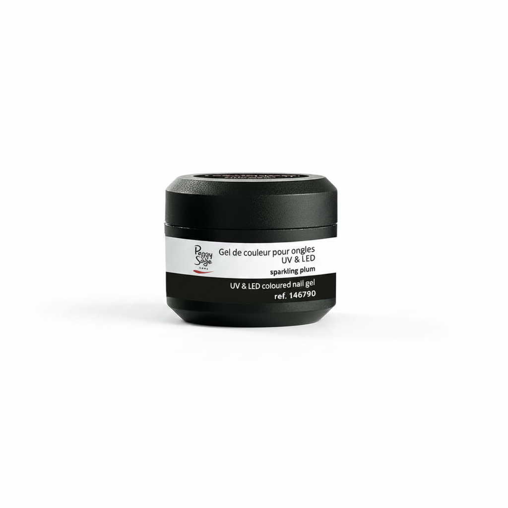 Gel UV et LED PEGGY SAGE Prune scintillante