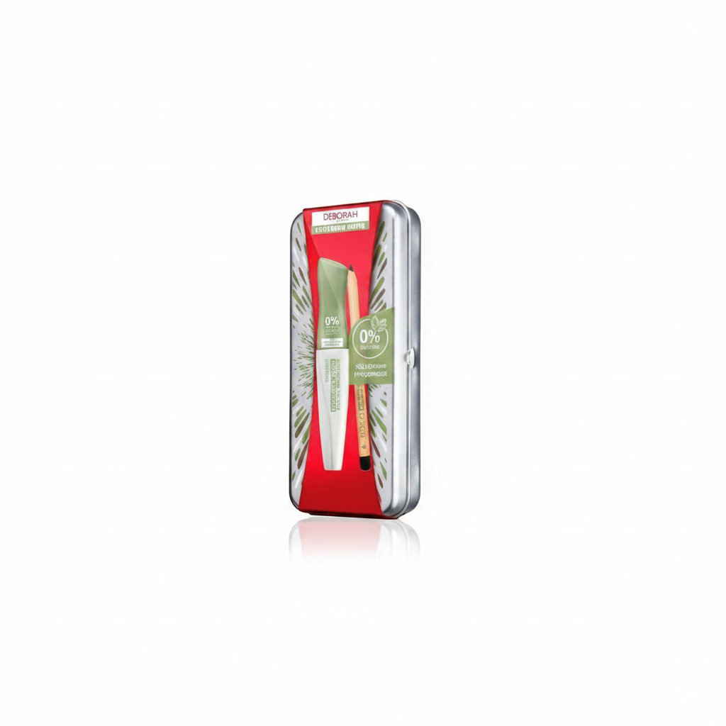 COFFRET CADEAU DEBORAH FORMULE PURE MASCARA EN BOÎTE + CRAYON POUR LES YEUX