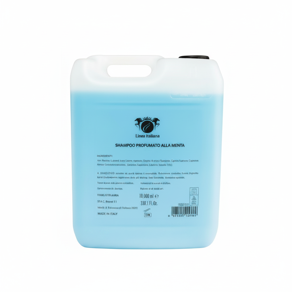 Shampoing professionnel à la menthe, bidon de 10 litres