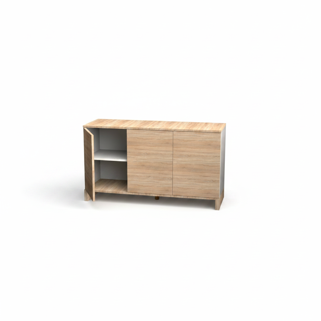 Armoire basse MELCAP à 3 portes, réf. AR0981