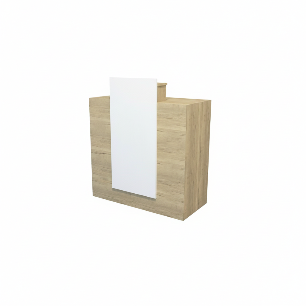Comptoir d'accueil MELCAP blanc/chêne Art. AR0915R