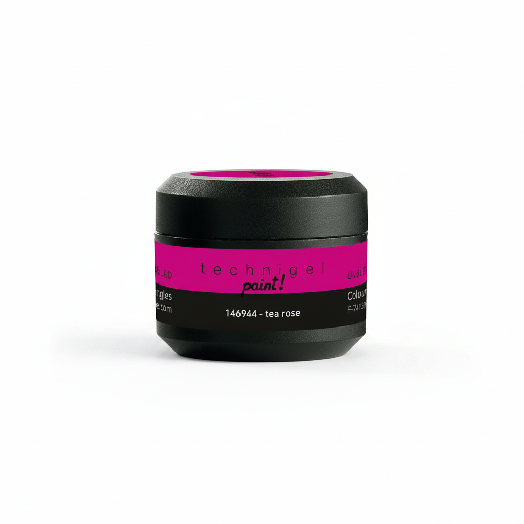 Peinture gel UV et LED couleur sauge Peggy, teinte Tea Rose, 5 g. 146944