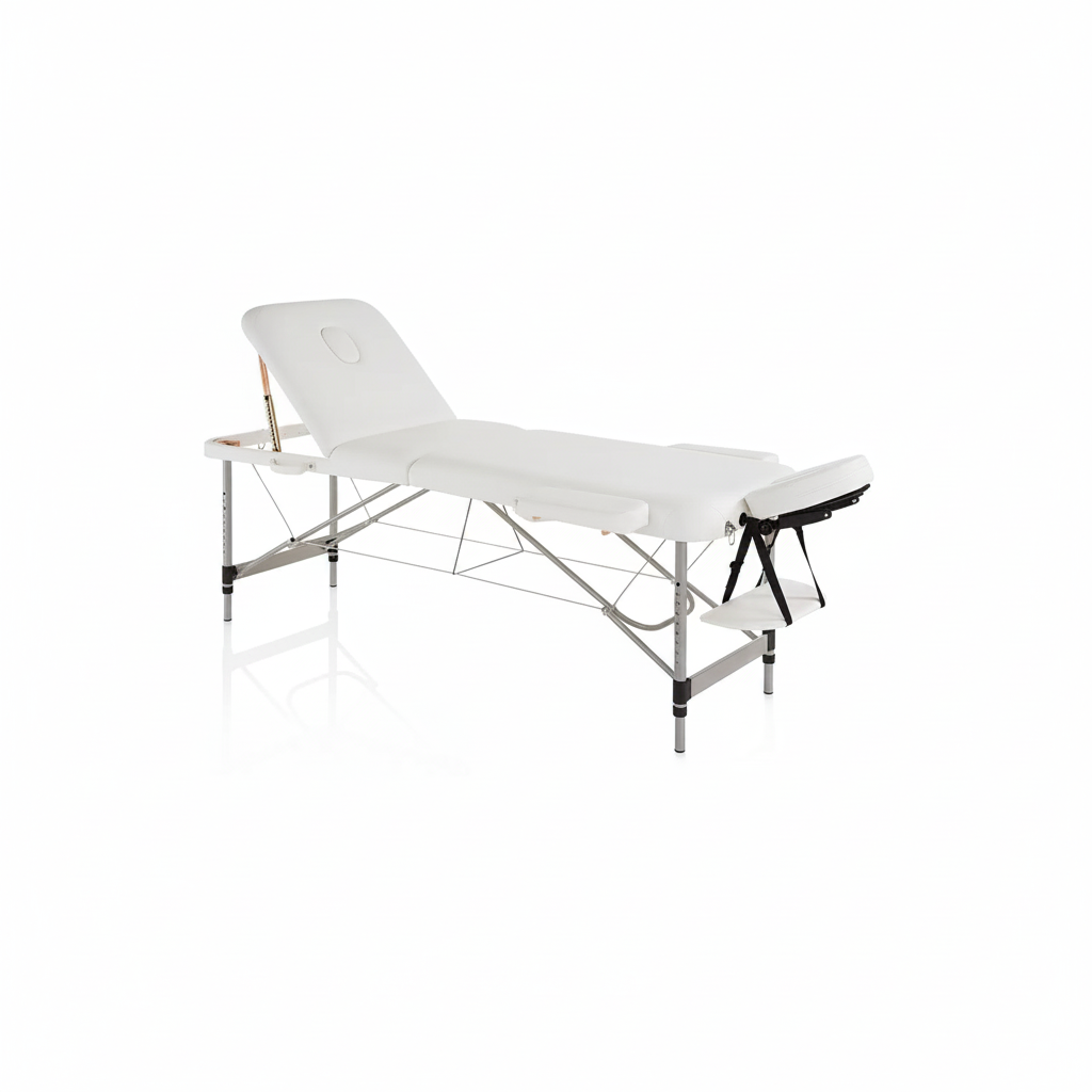LIT PLIANT MASTER CONFORT ALUMINIUM BLANC ART. 350.319