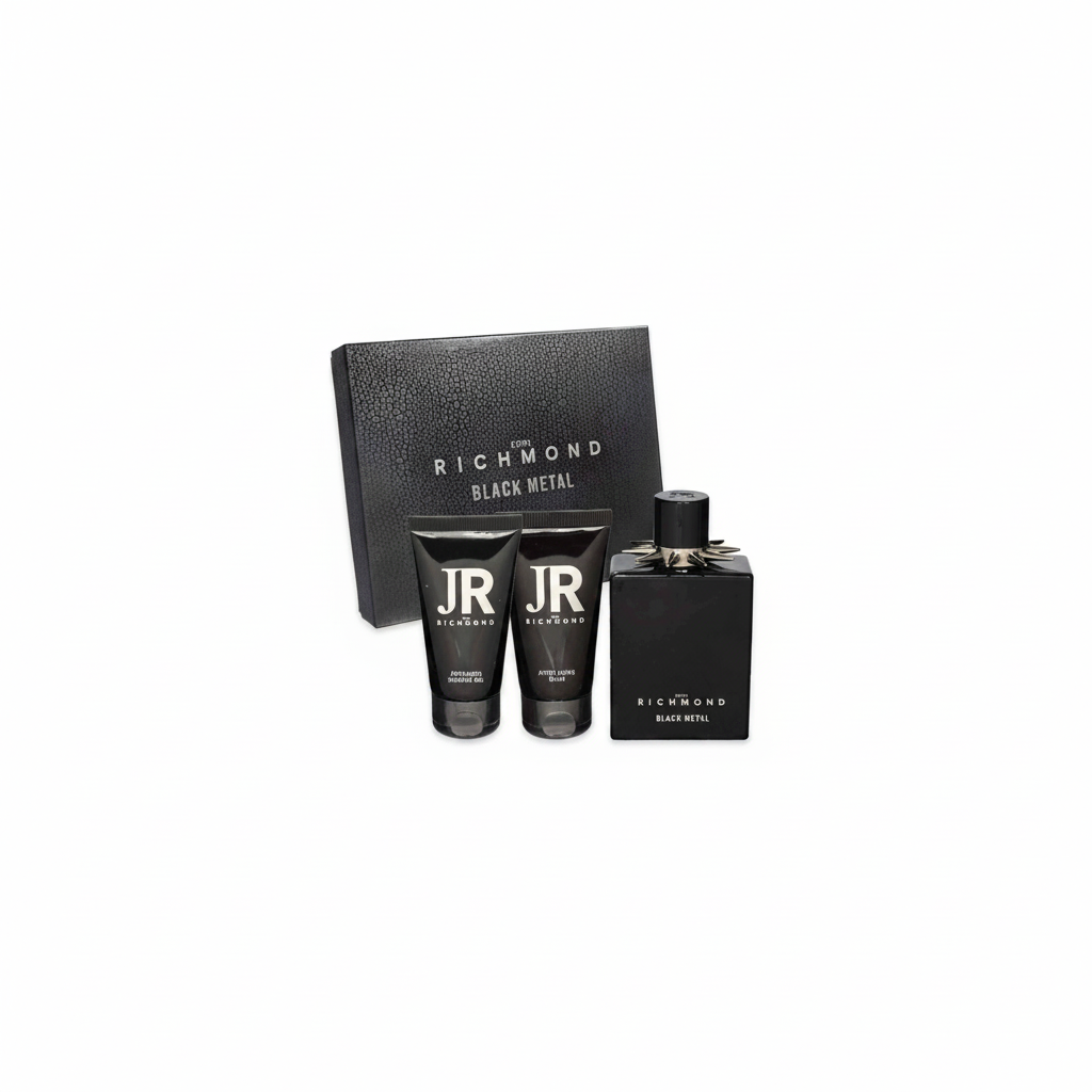 RICHMOND BLACK METAL EDP 100ML + LAIT CORPOREL 50ML + GEL DOUCHE 50ML