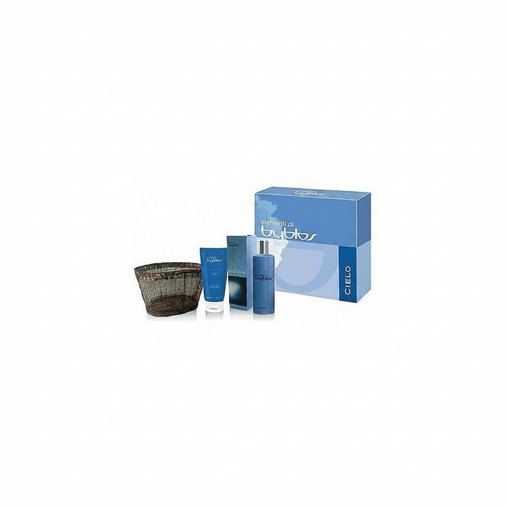 CONF. BYBLOS CIELO EDT 120ML + BL 100ML + PANIER