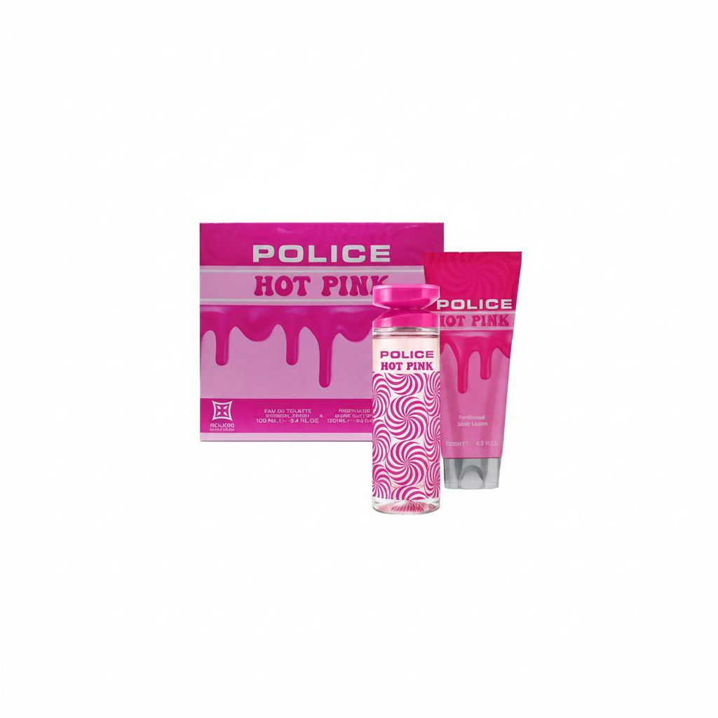 Eau de toilette rose vif Police 100 ml + lait corporel 125 ml