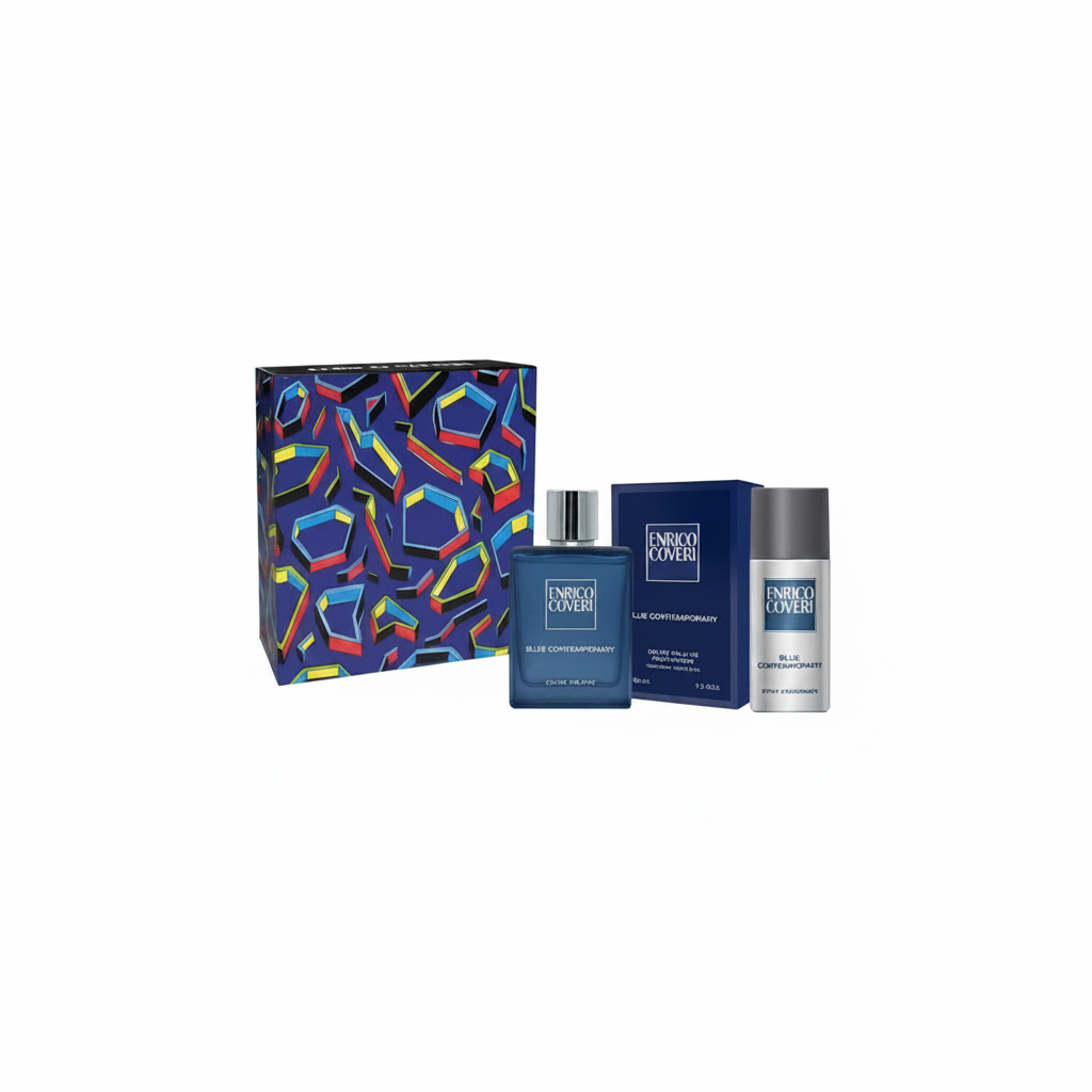 ENRICO COVERI BLUE UOMO CONTEMPORAIN EDT 100ML + DEO 150ML