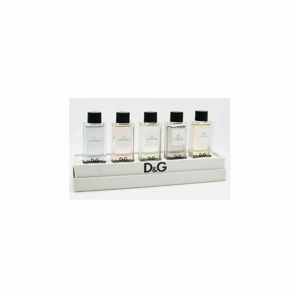 COLLECTION CONF. D&G 5 X 20 ML EDT SPLASH BOTTLE