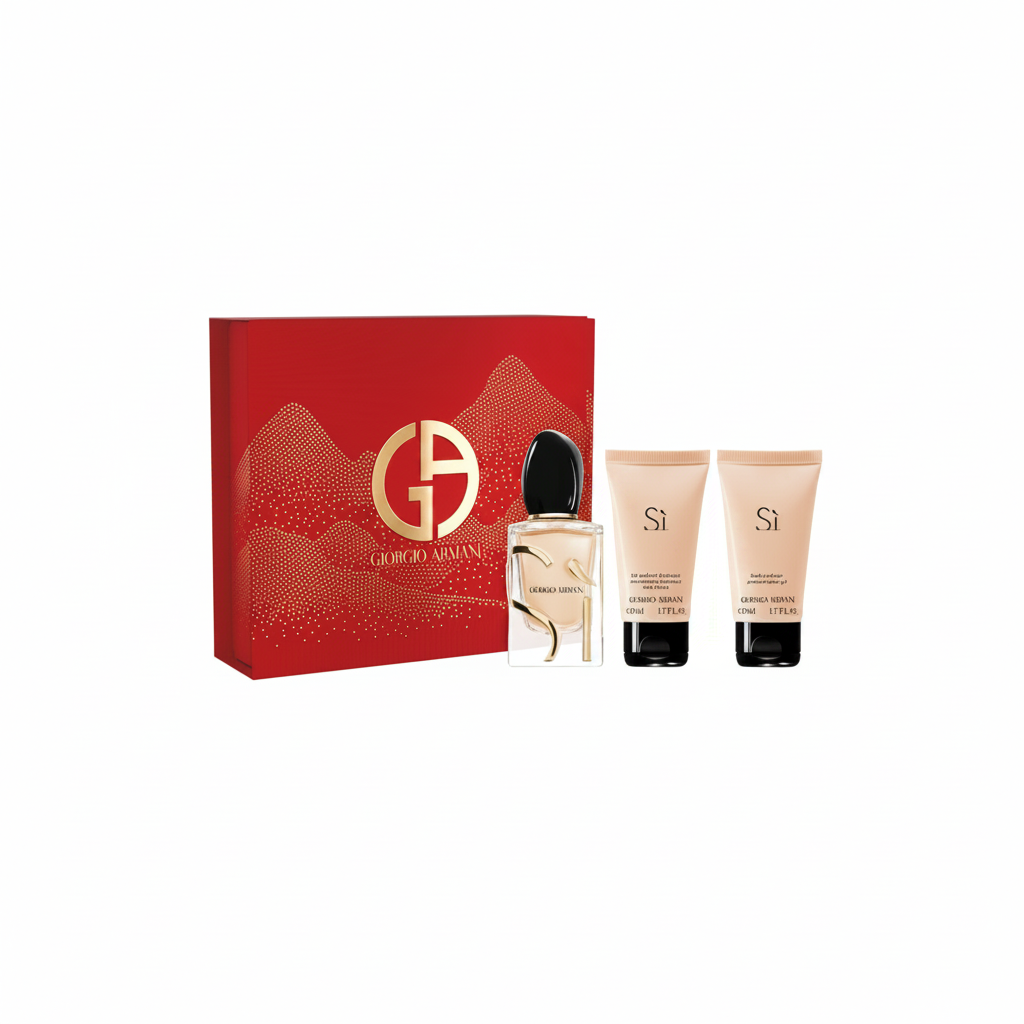 GIORGIO ARMANI Sì CONF. EDP ​​50ML + GEL DOUCHE 50ML + LOTION CORPS 50ML