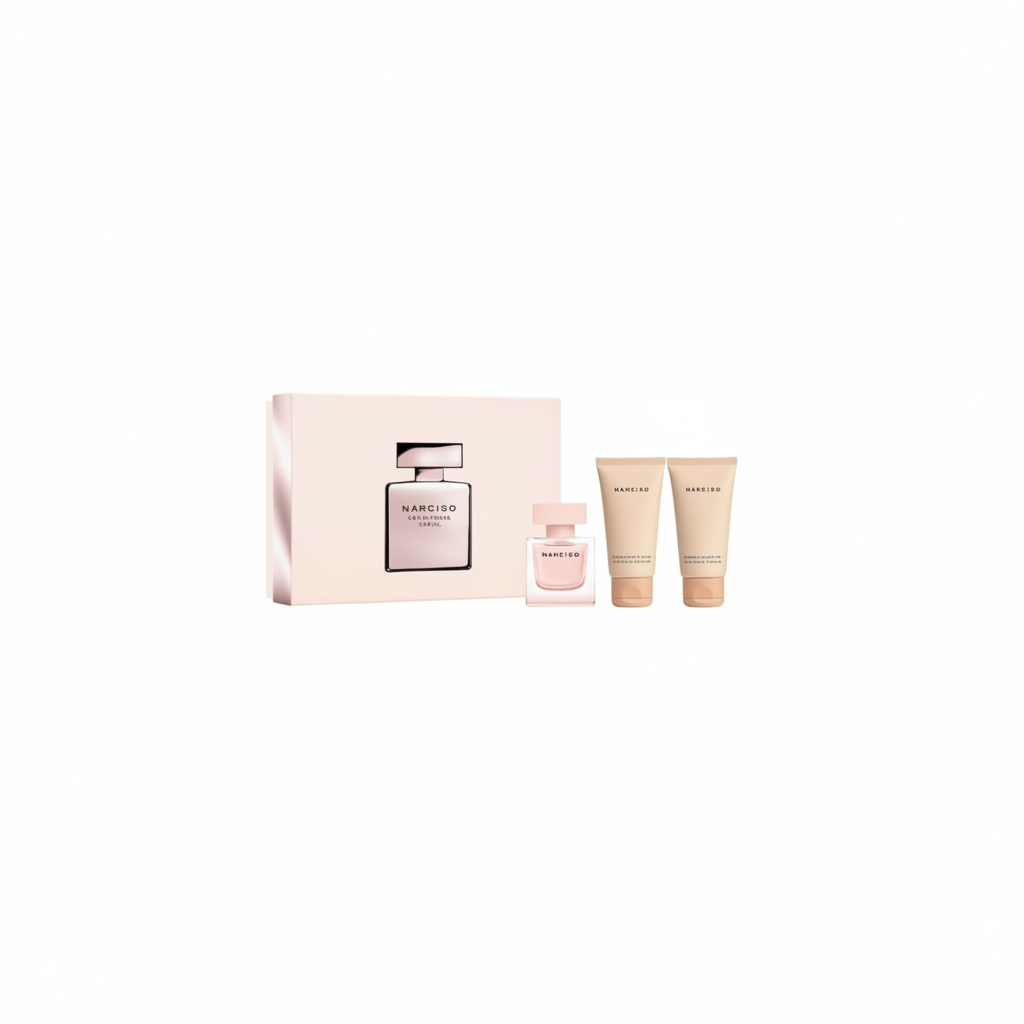 NARCISO CRISTAL EDP 50 ml + LAIT CORPOREL 50 ml + GEL DOUCHE 50 ml