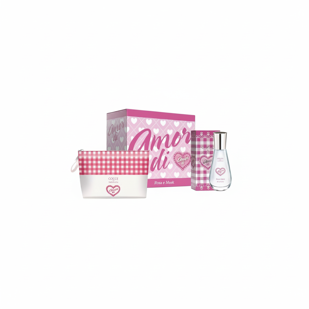 GOUTTES CONF. AMOR DI ROSA E MUSC EDT 30ML + POCHETTE