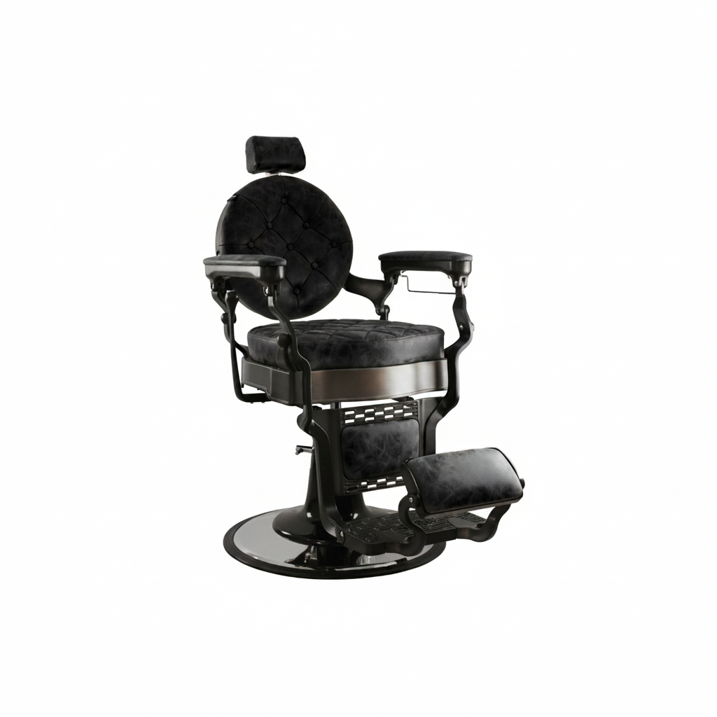 MELCAP BARBER ST LOUISE FAUTEUIL NOIR