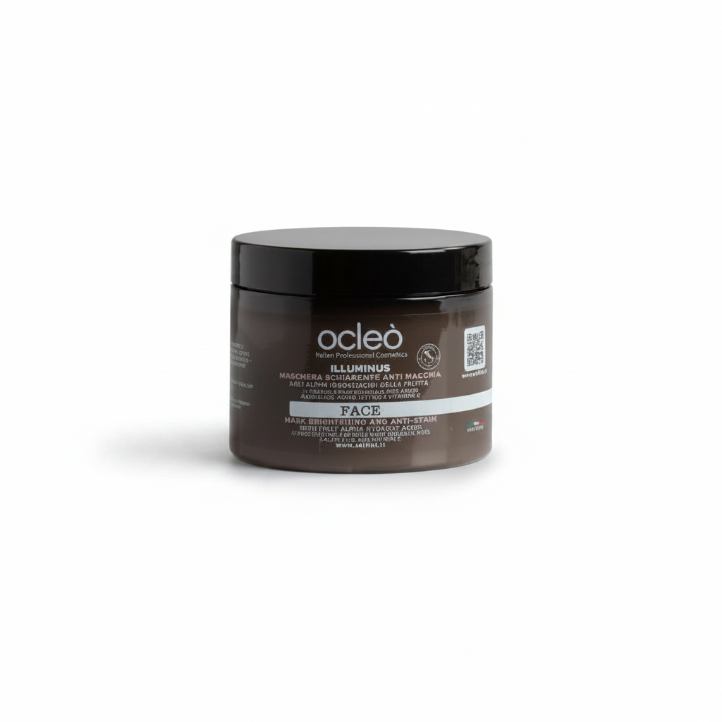 Masque éclaircissant anti-taches OCLEO' aux acides alpha-hydroxylés de fruits 500 ml