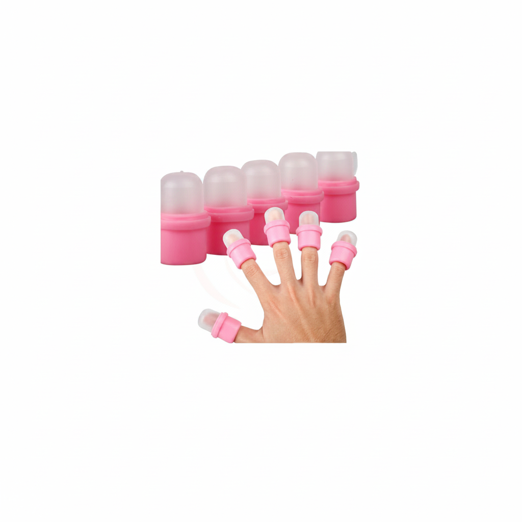Dé à ongles SIBEL pour retirer le gel et le vernis semi-permanent, lot de 10.