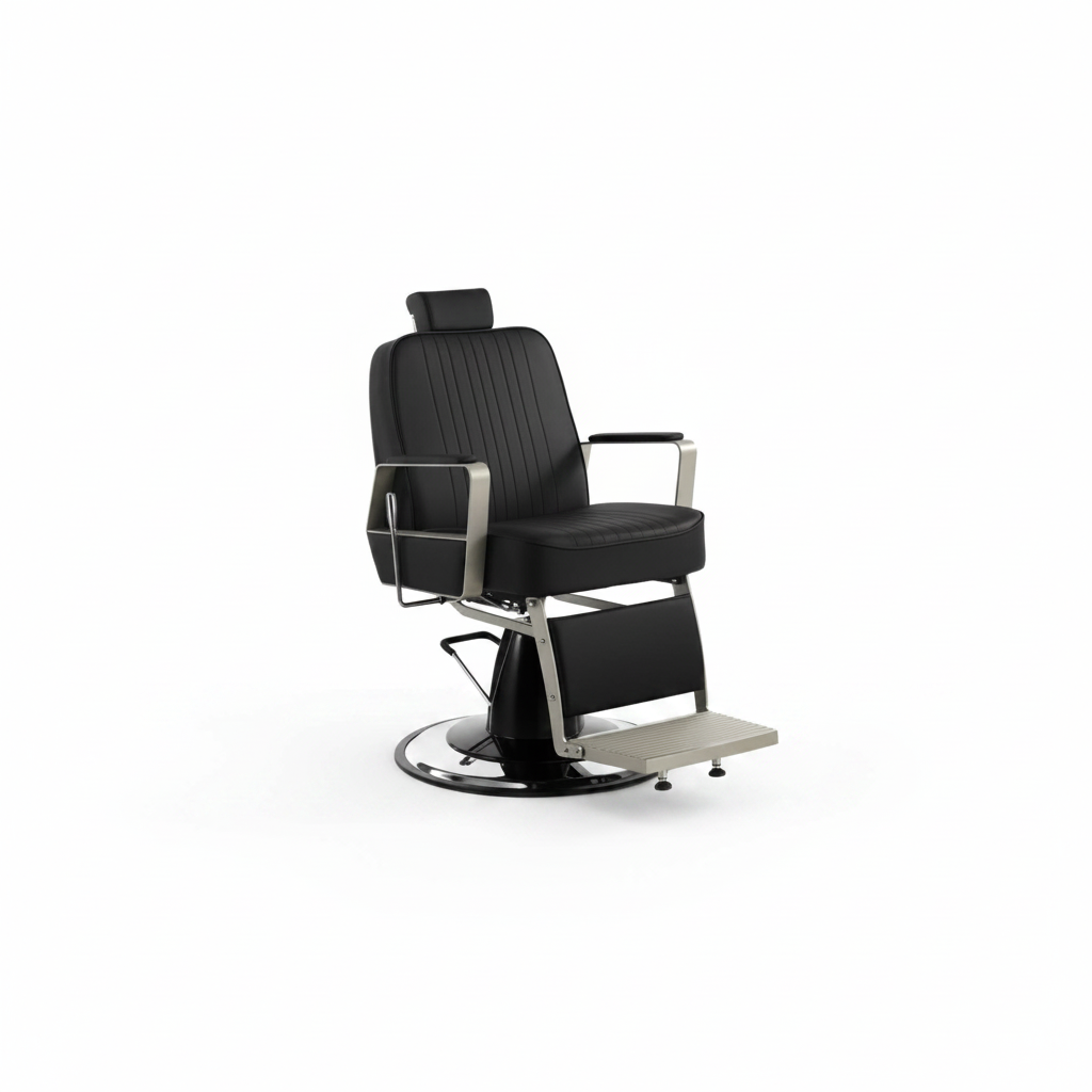 FAUTEUIL DE BARBIER HAIR GRAFFITI NOIR ART. 370.767