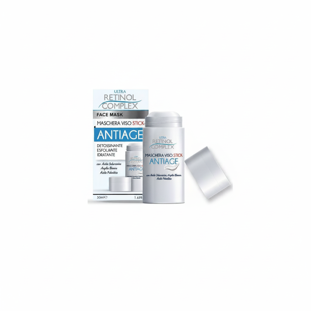 Masque visage exfoliant hydratant anti-âge au rétinol (stick) 50 ml