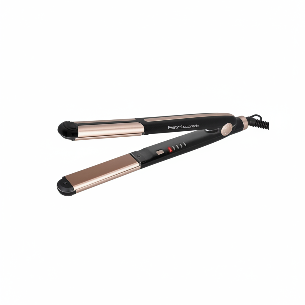 Lisseur professionnel rétro en tourmaline RUP602C noir