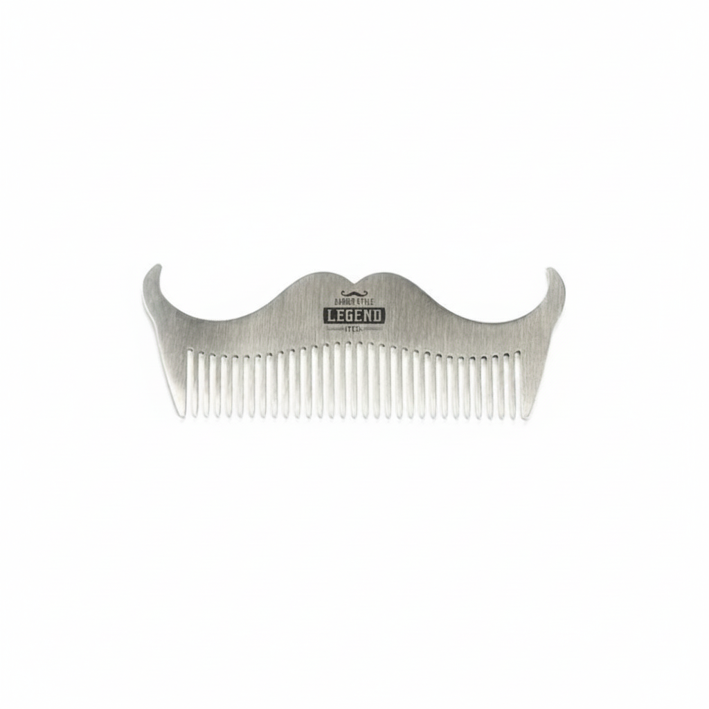 PEIGNE DE POCHE EN ACIER MP HAIR POUR BARBE/MOUSTACHE