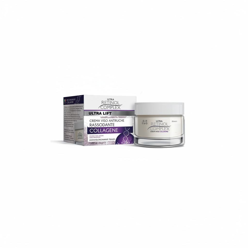 Crème visage anti-rides au rétinol et collagène 50 ml