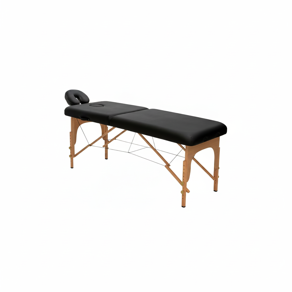 LIT DE PLIAGE MASTER BOIS NOIR ART. 350.306