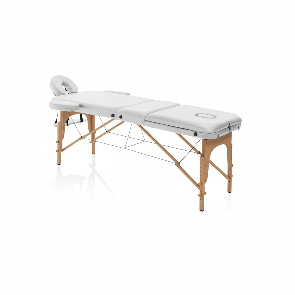 LIT DE PLIAGE MASTER CONFORT BOIS BLANC ART. 350.307