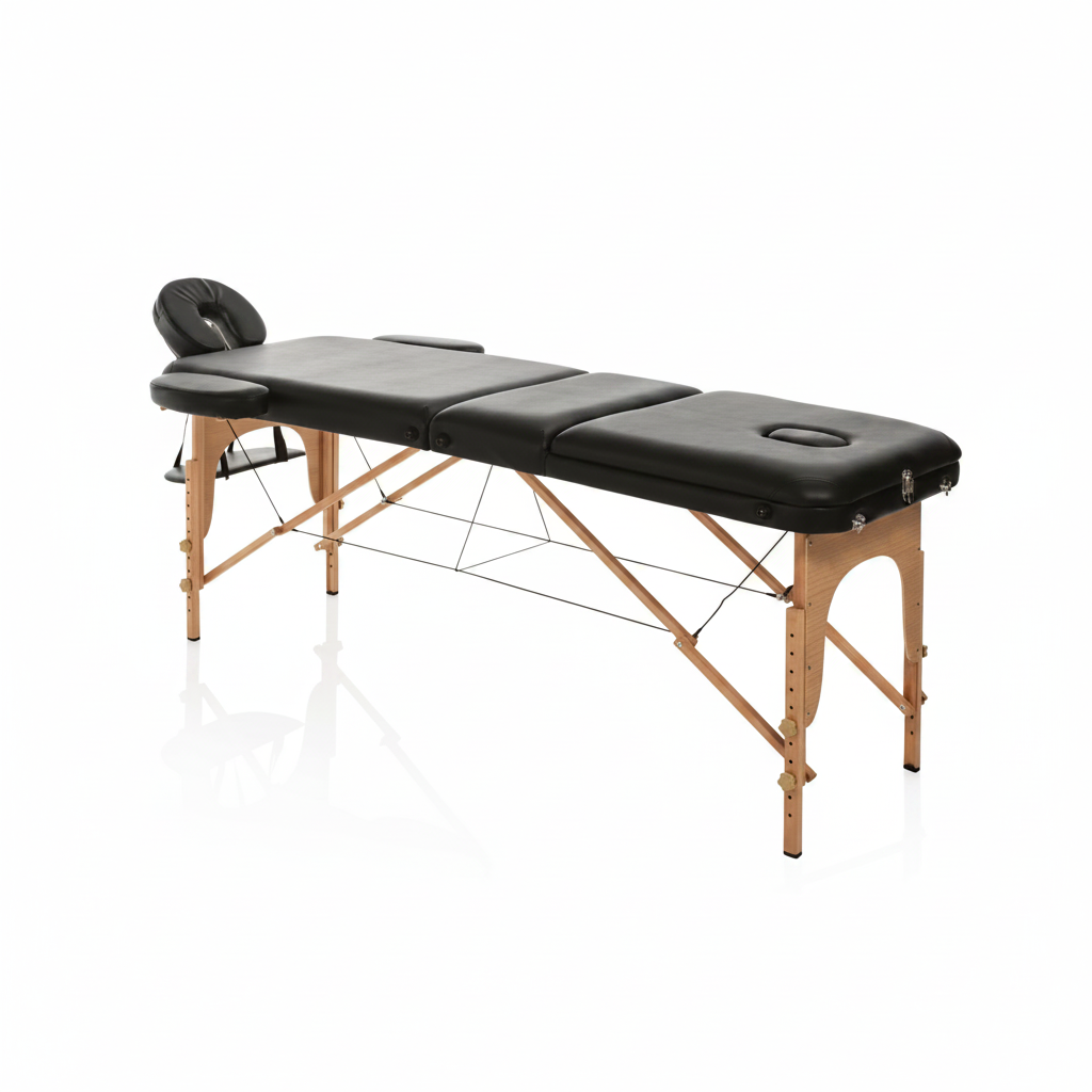 LIT DE PLIAGE MASTER CONFORT BOIS NOIR ART. 350.308